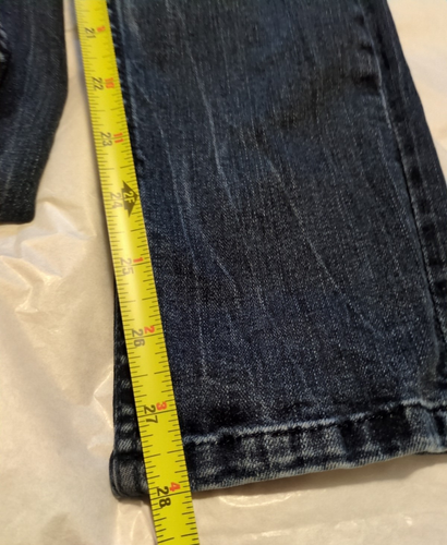 Pantalones de mezclilla Grace In LA talla 29 ajuste fácil ajustados lavado medio elástico 5 bolsillos - Imagen 8 de 10