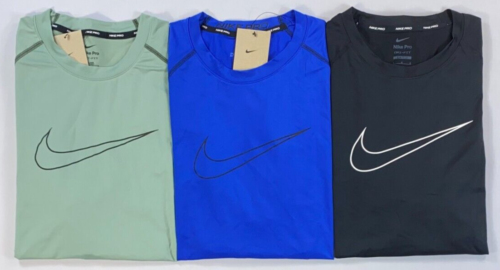Herren Nike Pro Swoosh Slim Fit Kurzarm Trainingsshirt DD1982 Shirt NEU