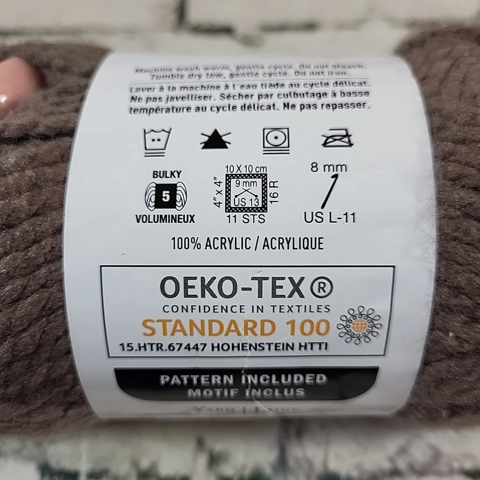 Hilo de carisma - voluminoso - nuez moscada - 109 yardas - NUEVO Foto 4 de 4