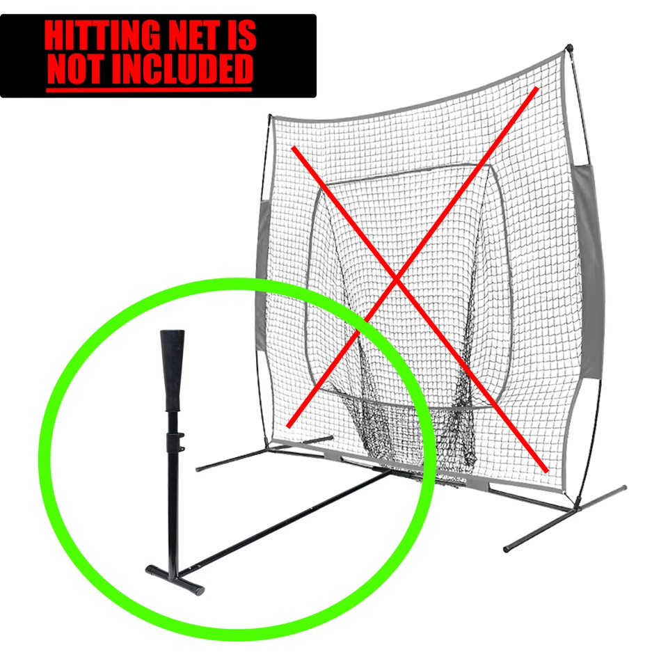 Universal Batting Tee Attachment for Baseball/Softball Hitting Nets by SWINGRAIL - Image 3 of 4