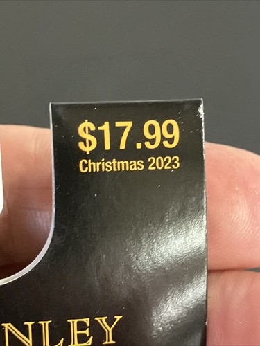 Robert Stanley 11" Blown Glass Christmas Ornament Black & White Finial New - Picture 9 of 10