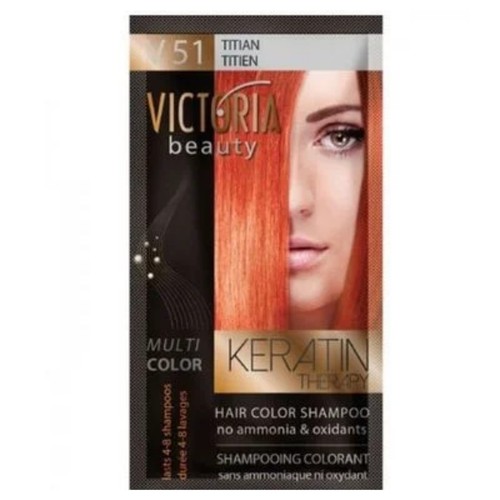 Victoria Beauty Temporary Hair Colour Shampoo Dye Sachet 4-8 Wash Out + GLOVES - Picture 31 of 36