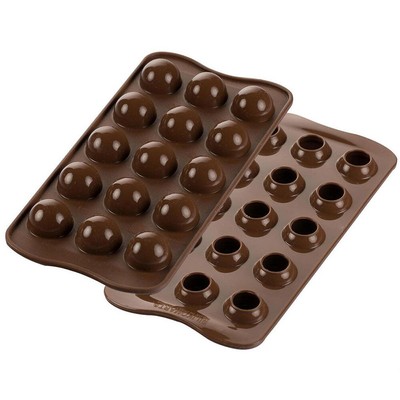 NEW Silikomart Tartufino Silicone Mould Brown