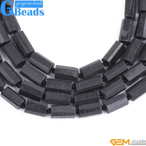 Natural Assorted Gemstone Faceted Tube Column Beads for Jewelry Making 8x12mm - Picture 82 of 192