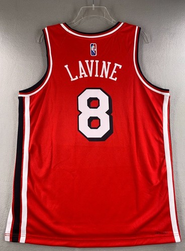 Zach Lavine Chicago Bulls Nike City Edition Swingman Jersey Men's 2021/22 NBA #8 - Picture 2 of 10