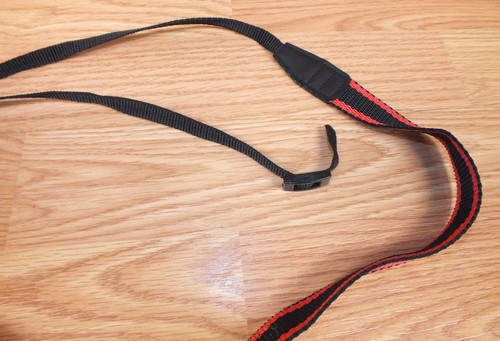 Genuine JVC Black & Red Nylon 45" Long Strap Only For Digital Camera **READ**  - Picture 2 of 4