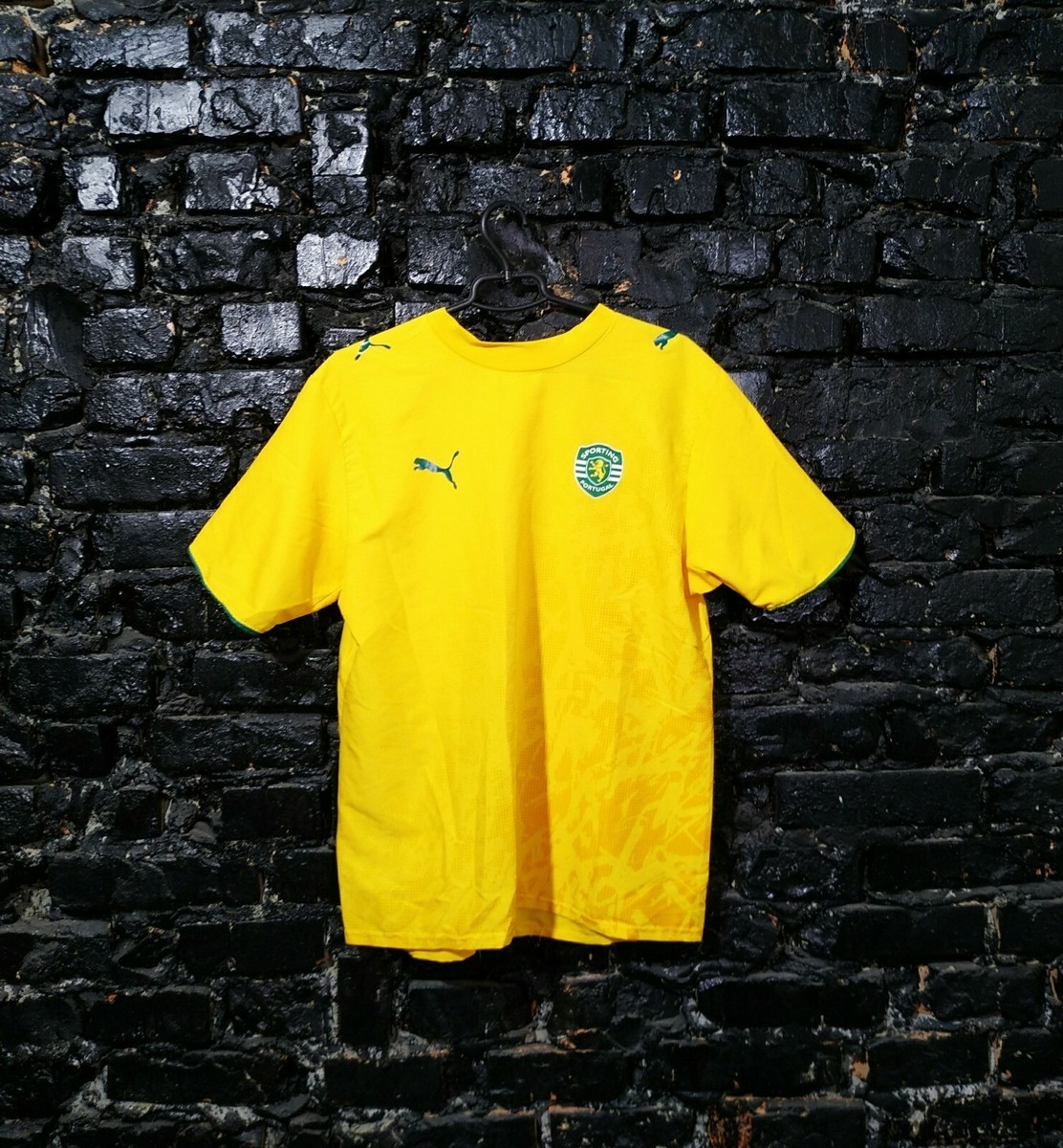 Sporting Club Jersey Away football shirt 2006 - 2007 Yellow Puma