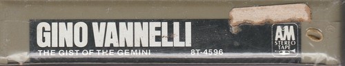 GINO VANNELLI: "THE GIST OF THE GEMINI" FACTORY SEALED 8-TRACK TAPE 1976 - Imagen 3 de 3