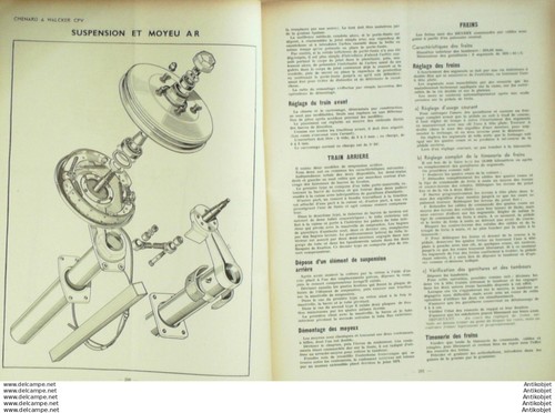 Zeitschrift Automobile Technique Chenard & Walcker Typ CPV12 Rosengart 1950 - Bild 6 von 13
