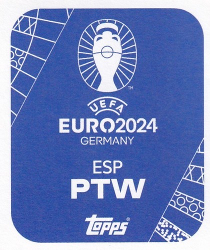 Topps Euro 2024 Sticker Spain ESP PTW Lamine Yamal Player to Watch Euro Border - Bild 2 von 2