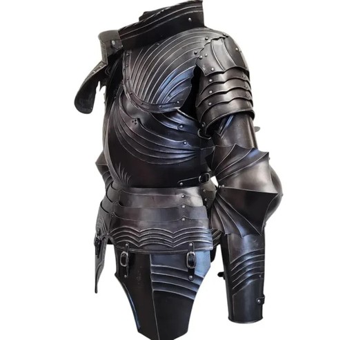 Medieval Knight Steel , Battle Armet Gothic Full Body Armor Suit - Armor Costume - Picture 7 of 9