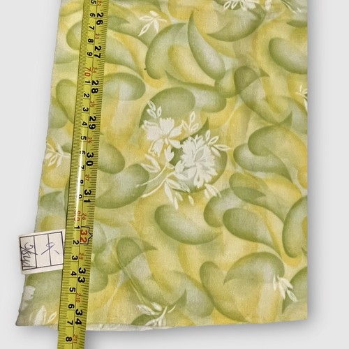 Multicolored Cotton Linen Fabric Lot Of 4 Floral Pieces Size In Description READ - Picture 7 of 16