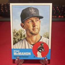 2022 Topps Archives Ryan McMahon Card #87 Colorado Rockies B624