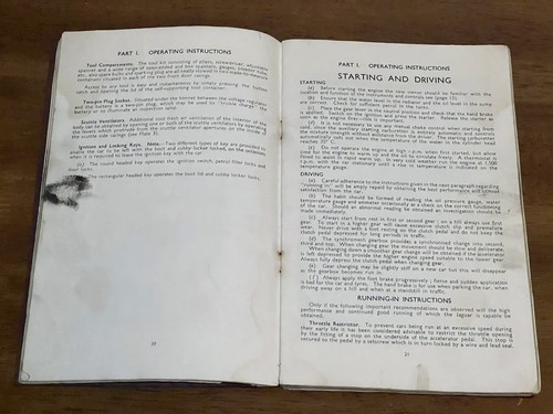 Jaguar Mk7 Owners Manual Operating Maintenance Service Handbook Mark 7 VII 3.5L - Picture 3 of 6