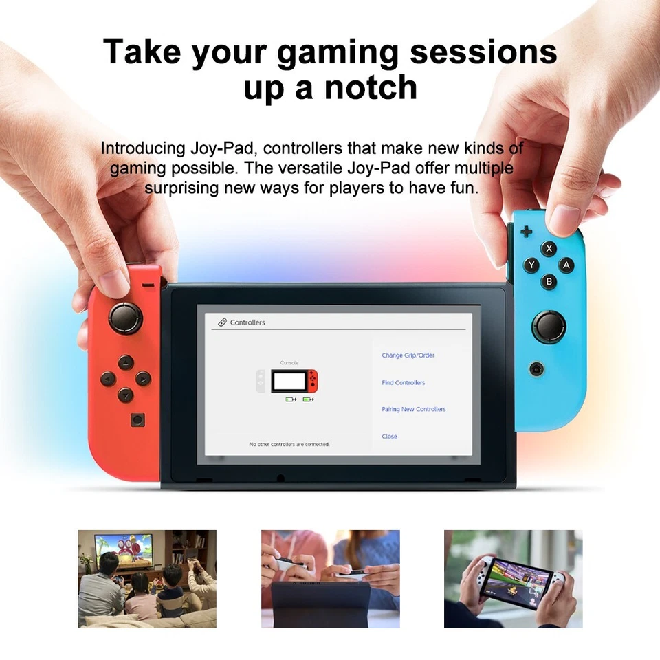 Joypad Wireless Controller for Nintendo - Joystick Gamepad Handle Grip L/R - Image 3 of 4