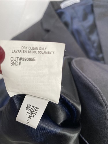 Izod Boys Sz 12 Regular Grey 2 Button Single Breasted Lined Suit Jacket - Picture 10 of 12