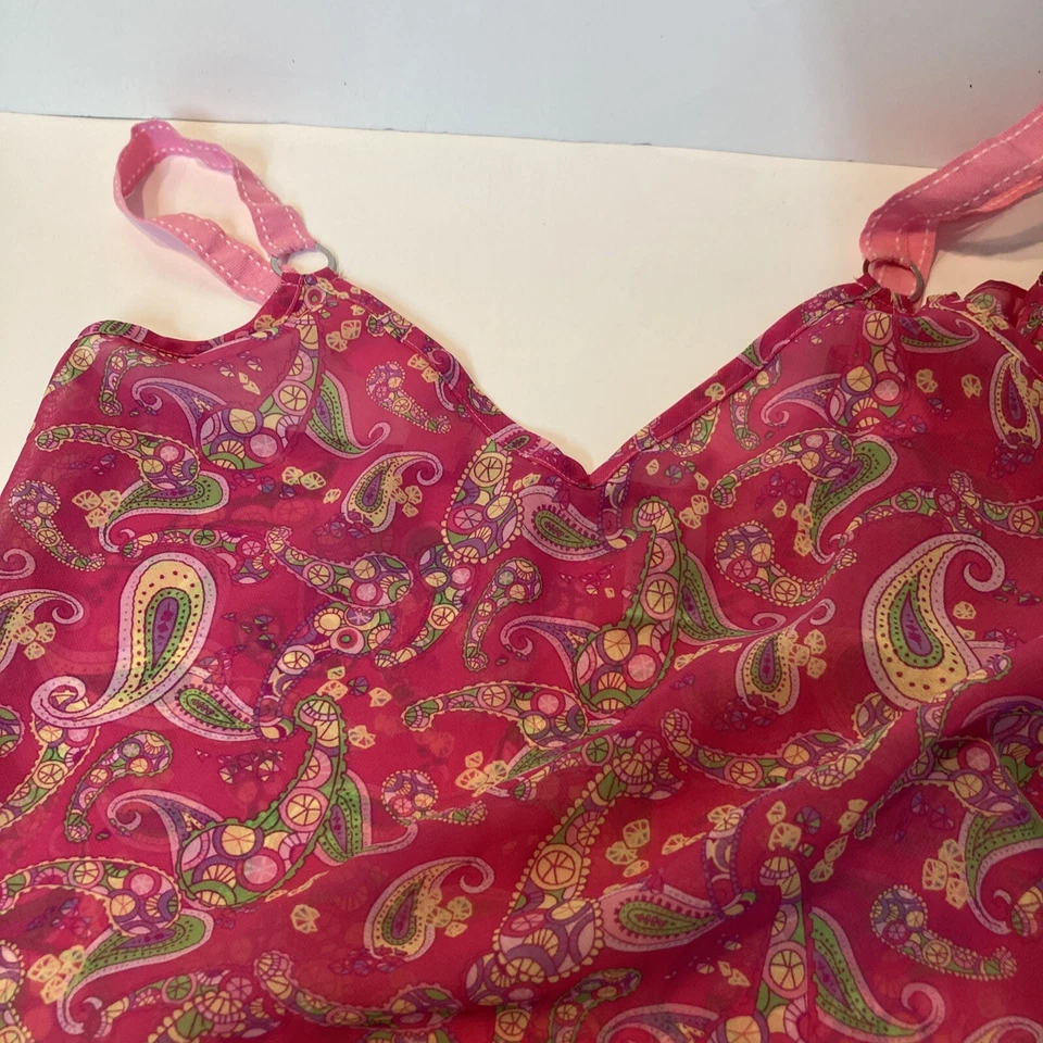 Josie 2 peças. Estampa PJ’s, S. Sheer Paisley. Excelente estado - Imagem 2 de 4