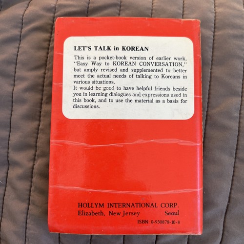 Let’s Talk In Korean By Holly M Paperback Book - Picture 2 of 6