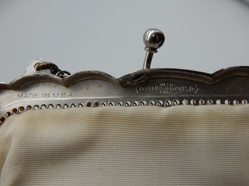 Vtg Whitting & Davis Co. Mesh Evening Bag or Hand bag #2920 Made in USA (BT346) - Picture 4 of 9