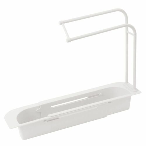 Telescopic Sink Rack Holder Expandable Storage Drain Basket for Kitchen Modern - Picture 16 of 16