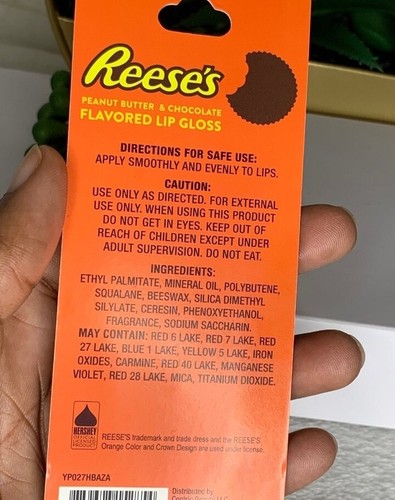 REESE's Peanut Butter & Chocolate flavored LIP GLOSS Brand New and Sealed - Picture 3 of 3