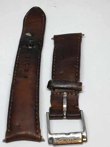 Michael Kors Genuine Leather Watch Two-Piece Strap Band 18mm Used Poor T577 - Picture 6 of 6