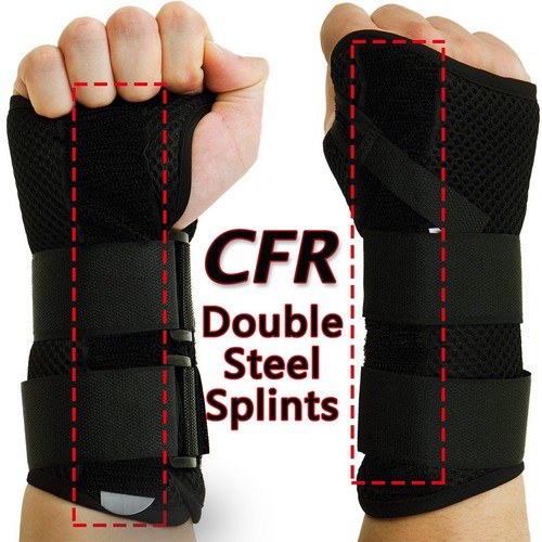 Wrist Support Brace Night Sleep Carpal Tunnel Splint Arthritis Hand Fracture HG - Picture 11 of 14