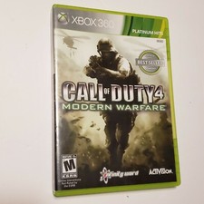 Call of Duty 4: Modern Warfare -- Platinum Hits (MS Xbox 360, 2010) No Manual
