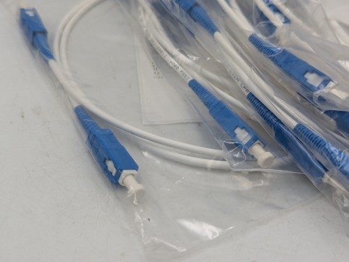 New Lot Of 8, SC/SC 1 Meter Simplex Single-Mode Fiber Optic Patch Cable - Picture 4 of 4