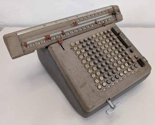 Vintage Monroe Calculator Calculating Adding Machine LA7-200 For Spares Repairs - Afbeelding 15 van 16