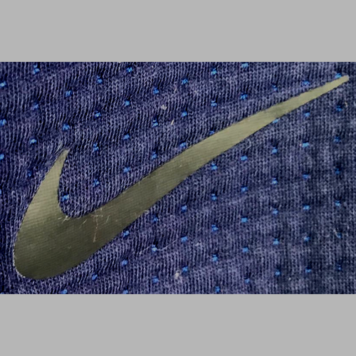 Nike Damen Pullover Sweatshirt Swoosh blau kurz geschnitten Rundhalsausschnitt Langarm M - Bild 4 von 6