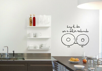 Vinilo decorativo hoy el día va a salir redondo stickers decals paredes calcas