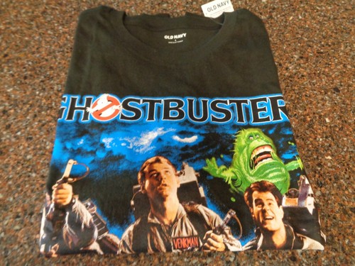 Ghostbusters T-shirt  Adult Large 👻 They're Here to Save the World Black SS NWT - Picture 6 of 8
