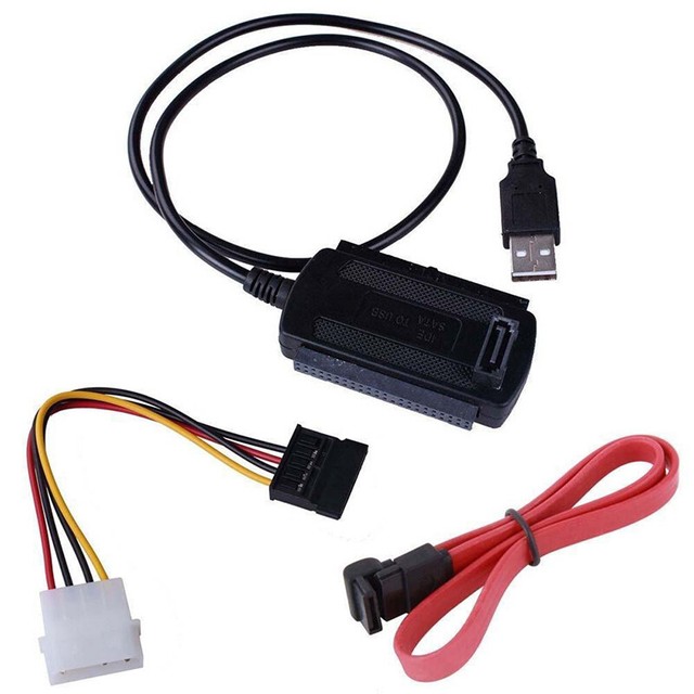 USB 2.0 to SATA Serial ATA Adapter Cable For 2.5/" HDD SSD Laptop Hard Drive JKUS