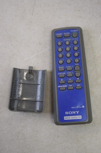 Genuine Sony RMT-CE75A Remote Control (Blue) For CD Radio Cassette CFD-E75