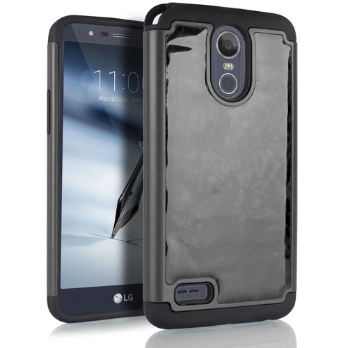 for LG Stylo 3/Stylus 3 Plus Marble Girls Cute Shockproof Hybrid Case W/ Screen - Picture 19 of 21
