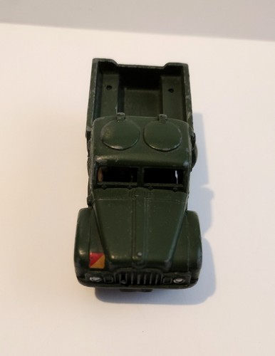 Camión Humber Dinky Toy militar 641 genuino de 1 tonelada con barra de remolque añadida - Imagen 3 de 13