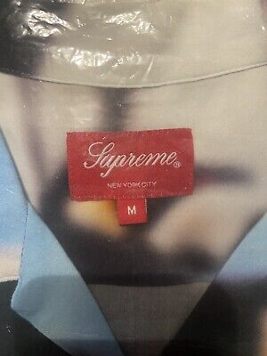 Supreme Penguins Rayon S/S Shirt - Blue - Medium - Used | eBay