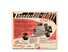 1960 THUNDERBUG GO KART ~ ORIGINAL SMALLER PRINT AD