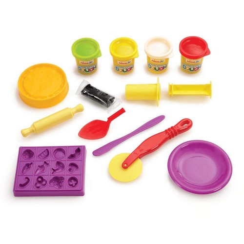 Fertig Steady Dough - PIZZA SPIELSET - inklusive 4 Töpfe Teig - Bild 3 von 3