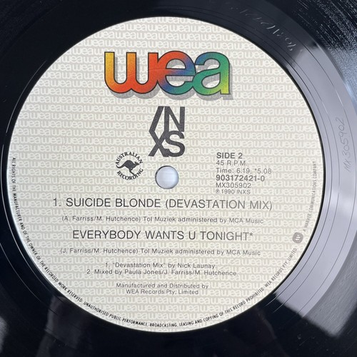 INXS Suicide Blonde Vinyl Record 12” 45 RPM Maxi Single 903172421-0 wea 1990 - Picture 17 of 24