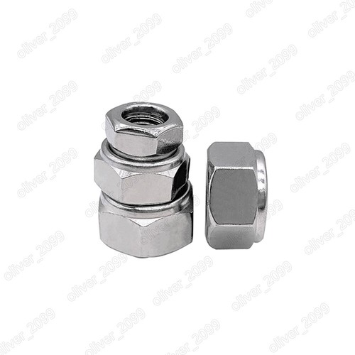 304 Stainless Steel DIN980 All-metal Prevailing Torque Type Hexagon Nuts M3-M20 - Picture 2 of 6
