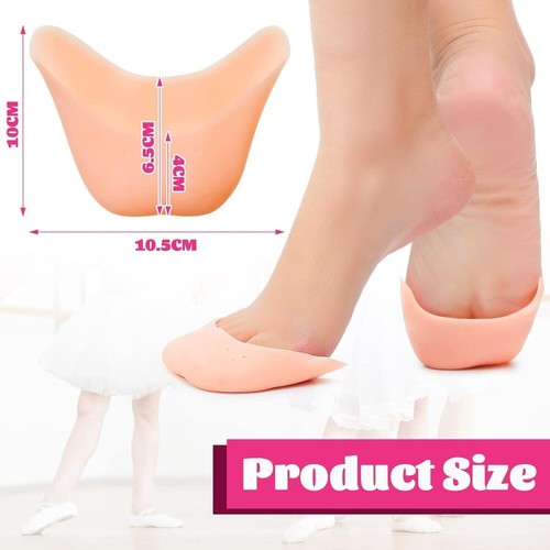 Nuevas fundas para dedos protectores de dedos para mujeres bolsas de silicona almohadillas de gel 1-5 pares - Imagen 2 de 7