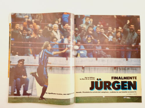 INTER FOOTBALL CLUB 1 GENNAIO 1992 +FASCICOLO INTER MONDIALE -KLINSMANN-MATTHAUS - Bild 3 von 8