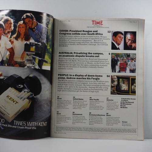 Time Magazine August 4 1986 No 31 Australia South Africa Royal Wedding - Bild 3 von 5