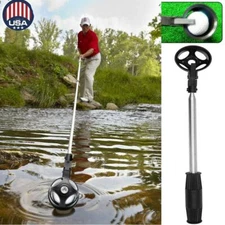 Golf Ball Retractable Telescopic Retriever Pick Up Steel Saver Shaft Tool Scoop