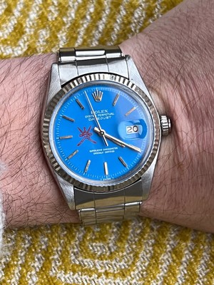 Rolex Datejust Stella Oman Khanjar 1601 Vintage Riveted 7206 Logo 16000  16010 | eBay