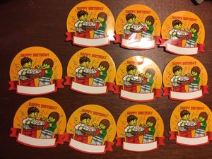 lego birthday 11 happy birthday name tag badges new party favors new