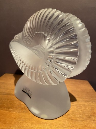 LALIQUE OF FRANCE FROSTED CRYSTAL RAM (ARIES) HEAD FIGURINE MINT with BOX - Picture 8 of 24