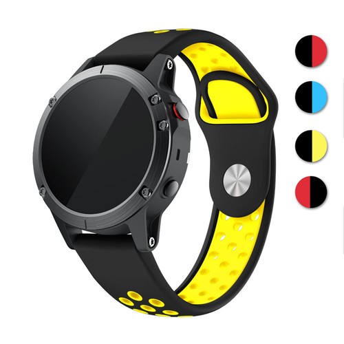 Correa de reloj deportivo de silicona de ajuste rápido de 22 mm para cinturón de banda Garmin Fenix 5 Plus - Imagen 39 de 60